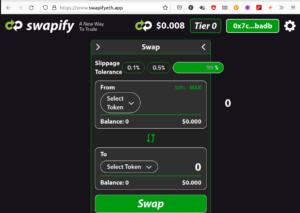 how to swap coins on swapifyeth